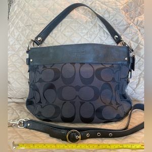 Coach signature crossbody / shoulder bag